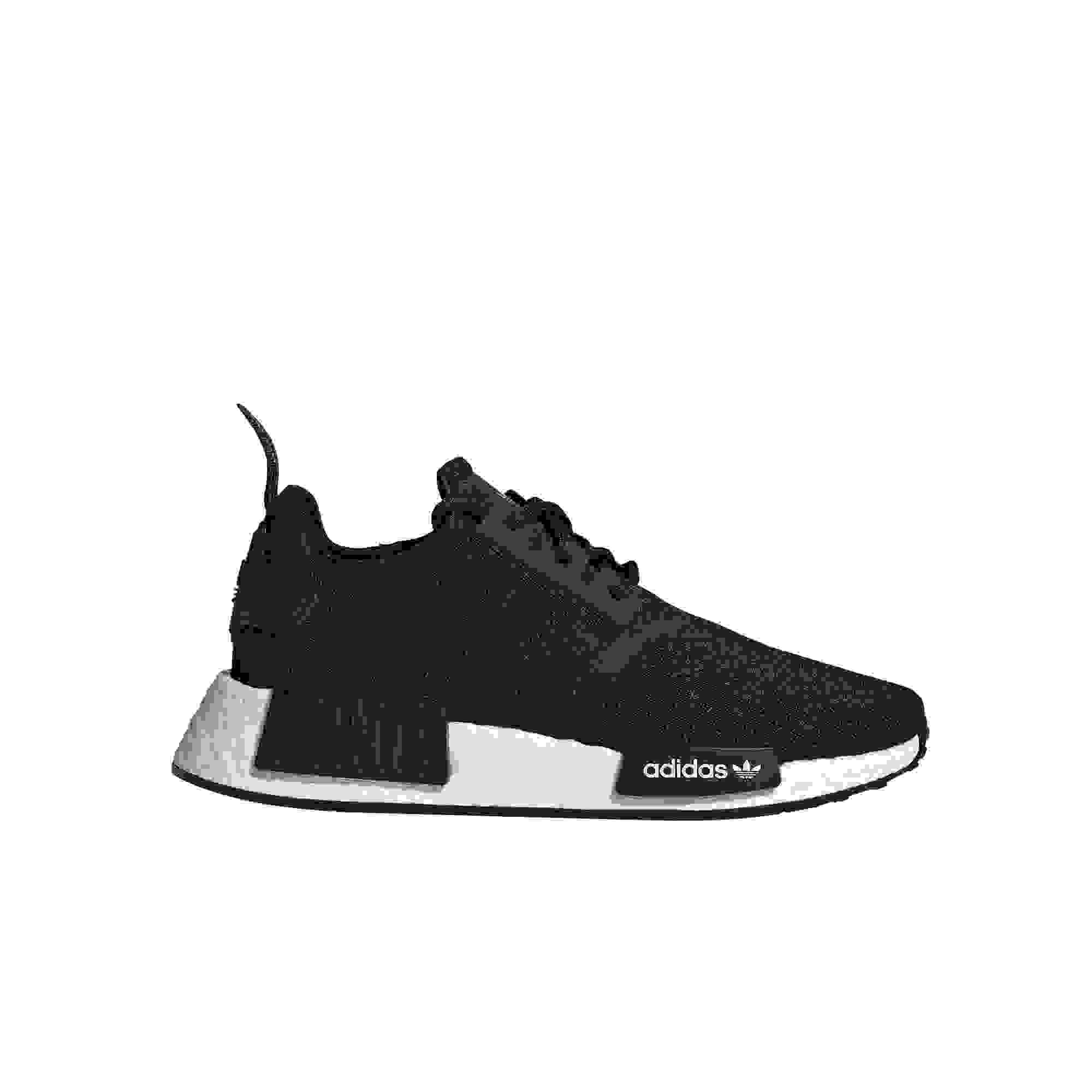 adidas NMD_R1 Primeblue Grade School Kids' "Core Black/Ftwr White" Shoe